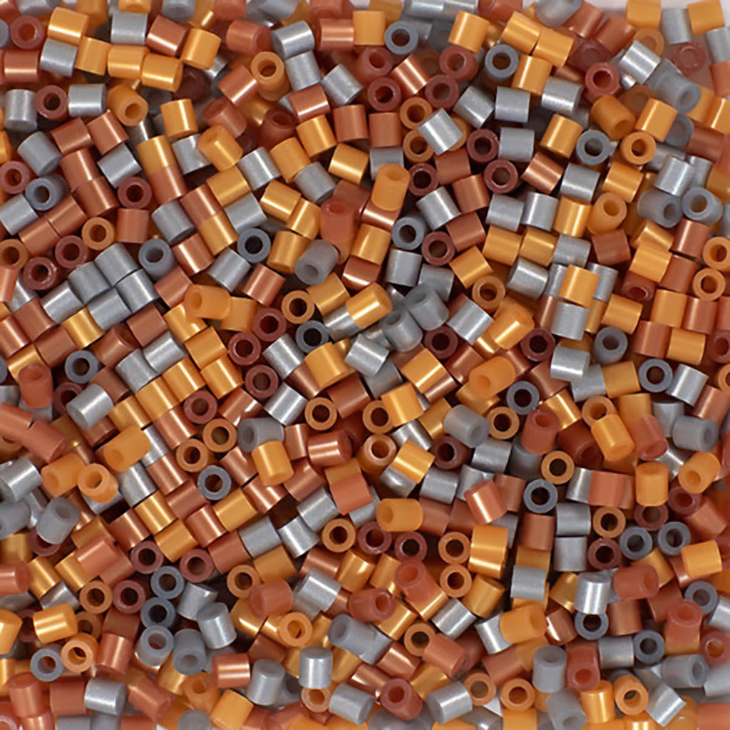 1,000 Perler Beads - Metallic Mix
