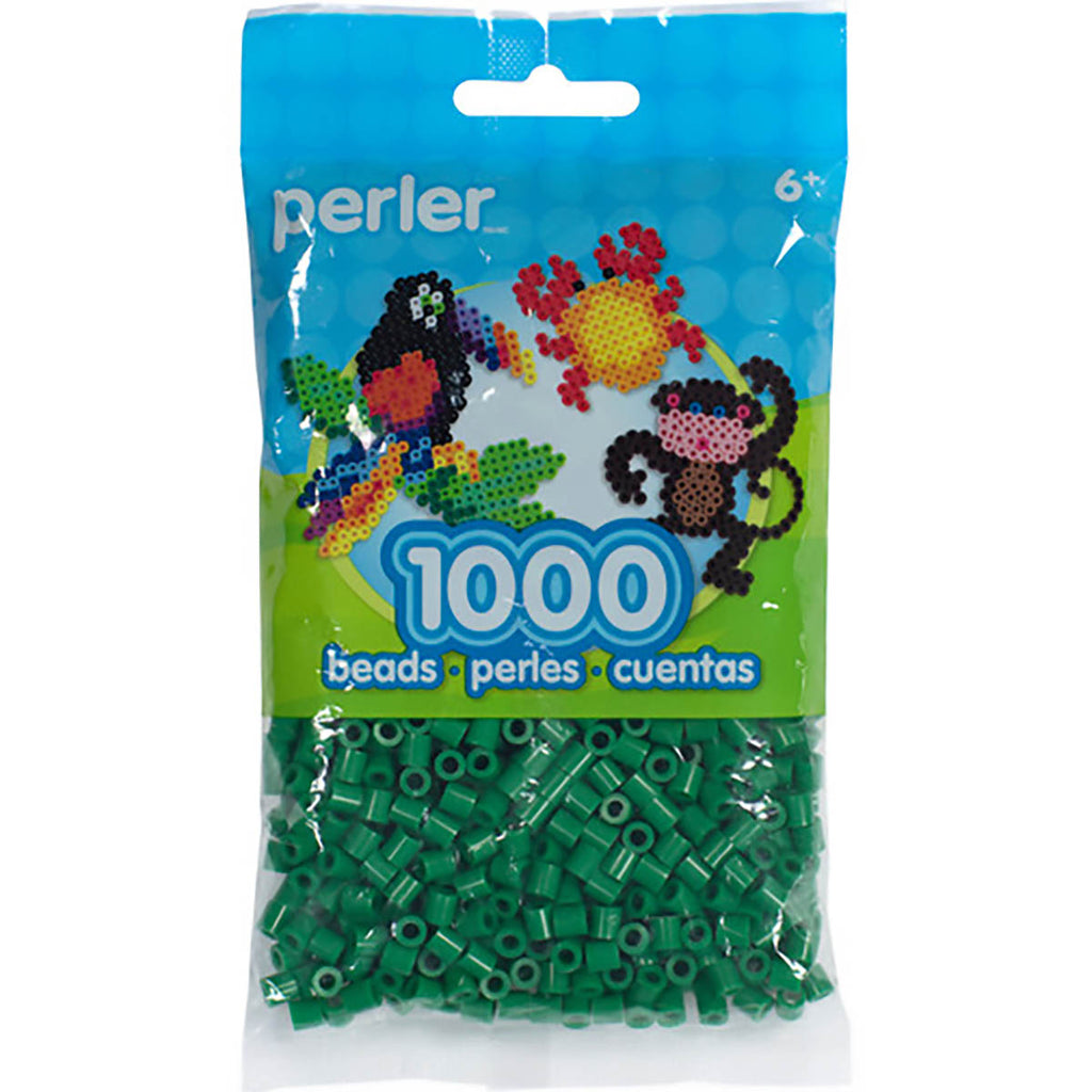 1,000 Perler Beads - Dark Green