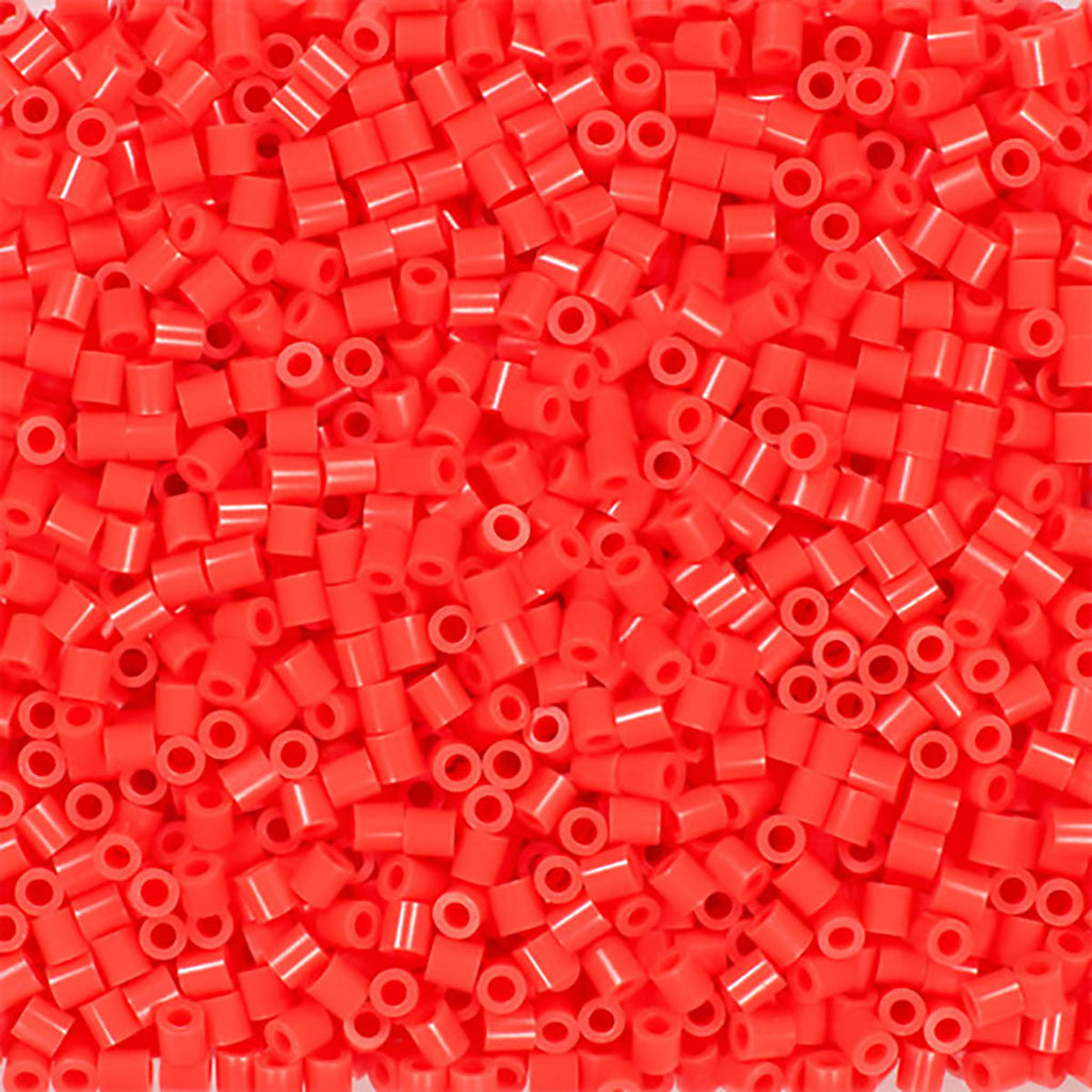 1,000 Perler Beads - Hot Coral